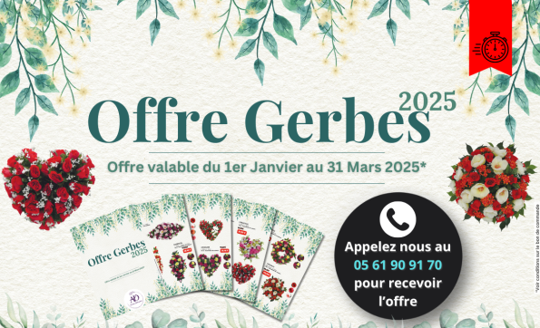 fleur artificielle gerbe