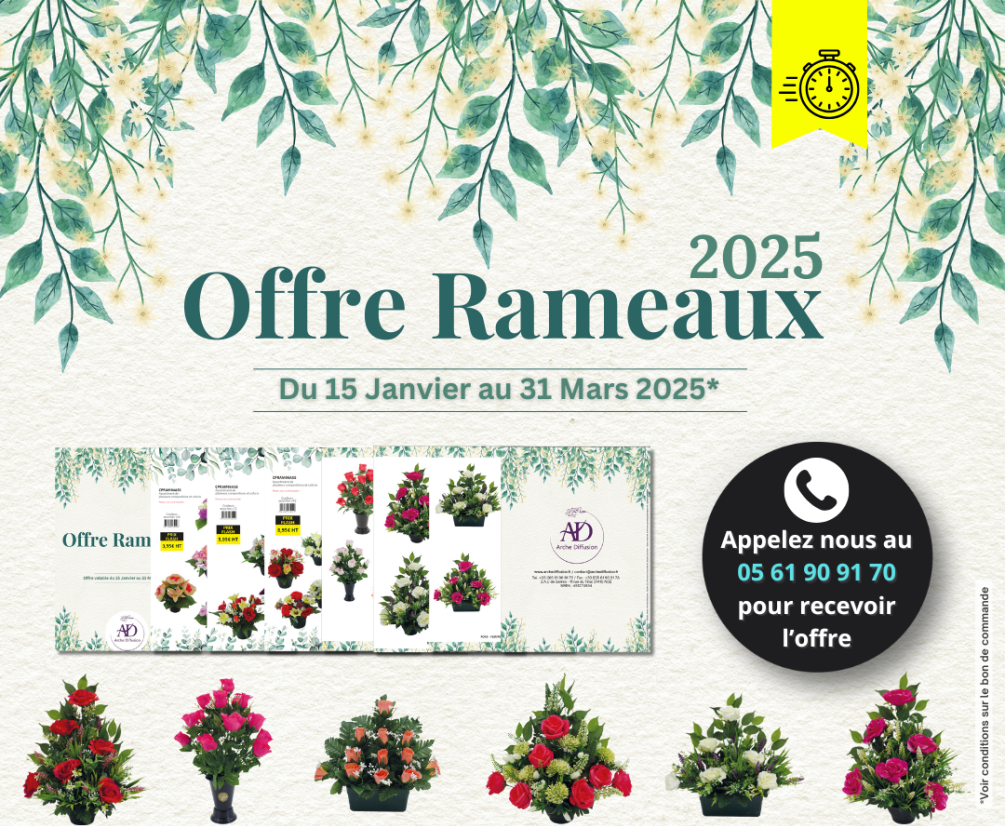 RAMEAUX FLEUR ARTIFICIELLE