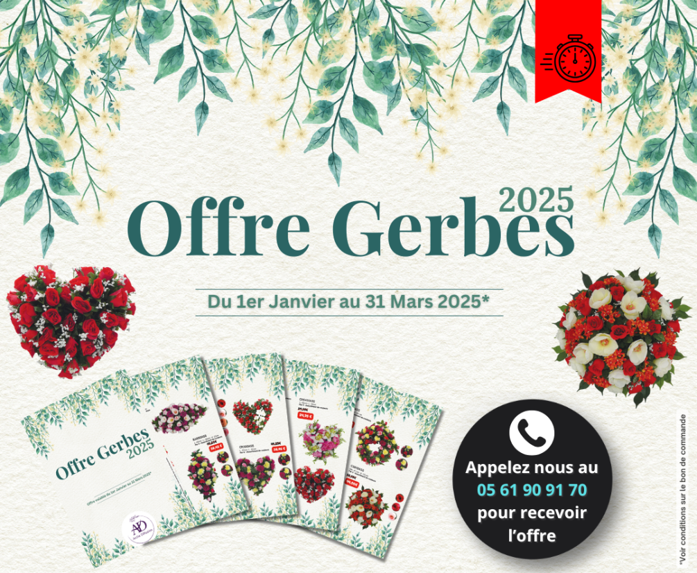 fleur artificielle gerbe